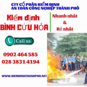 Hình ảnh kiểm định BÌnh cứu hoả