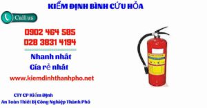 Hình ảnh kiểm định BÌnh cứu hoả