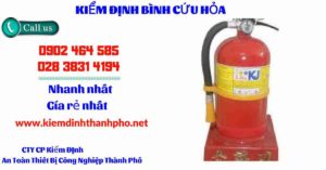 Hình ảnh kiểm định BÌnh cứu hoả