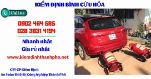 Hình ảnh kiểm định BÌnh cứu hoả