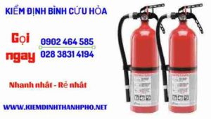 Hình ảnh kiểm định BÌnh cứu hoả