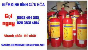 Hình ảnh kiểm định BÌnh cứu hoả