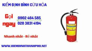 Hình ảnh kiểm định BÌnh cứu hoả