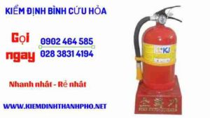 Hình ảnh kiểm định BÌnh cứu hoả