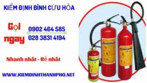 Hình ảnh kiểm định BÌnh cứu hoả