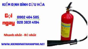 Hình ảnh kiểm định BÌnh cứu hoả