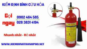 Hình ảnh kiểm định BÌnh cứu hoả