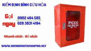 Hình ảnh kiểm định BÌnh cứu hoả