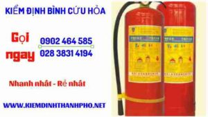 Hình ảnh kiểm định BÌnh cứu hoả