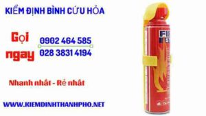 Hình ảnh kiểm định BÌnh cứu hoả