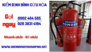 Hình ảnh kiểm định BÌnh cứu hoả