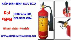 Hình ảnh kiểm định BÌnh cứu hoả