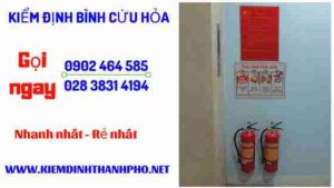 Hình ảnh kiểm định BÌnh cứu hoả