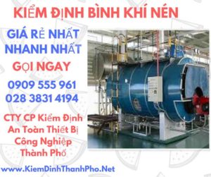 hình ảnh kiểm định bình khí nén