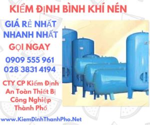 hình ảnh kiểm định bình khí nén