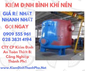 hình ảnh kiểm định bình khí nén