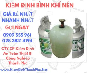 hình ảnh kiểm định bình khí nén