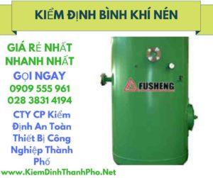 hình ảnh kiểm định bình khí nén