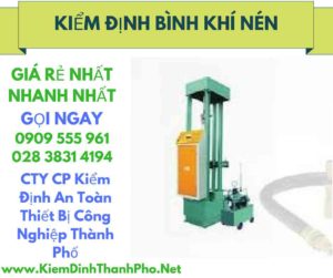 hình ảnh kiểm định bình khí nén