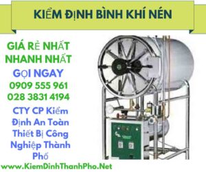 hình ảnh kiểm định bình khí nén