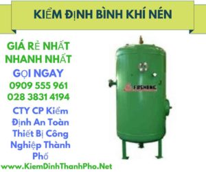 hình ảnh kiểm định bình khí nén