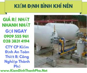 hình ảnh kiểm định bình khí nén