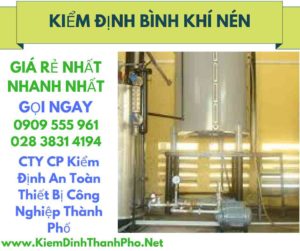 hình ảnh kiểm định bình khí nén