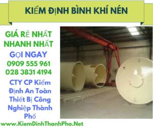 hình ảnh kiểm định bình khí nén