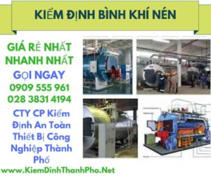 hình ảnh kiểm định bình khí nén