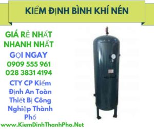 hình ảnh kiểm định bình khí nén