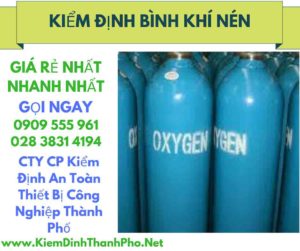 hình ảnh kiểm định bình khí nén