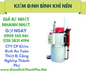 hình ảnh kiểm định bình khí nén