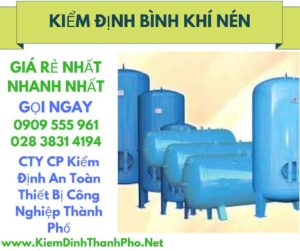 hình ảnh kiểm định bình khí nén