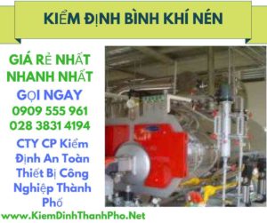 hình ảnh kiểm định bình khí nén