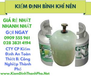 hình ảnh kiểm định bình khí nén