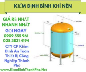 hình ảnh kiểm định bình khí nén