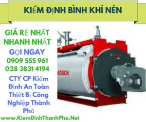 hình ảnh kiểm định bình khí nén