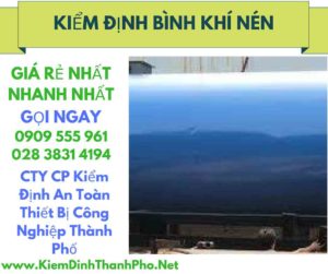 hình ảnh kiểm định bình khí nén