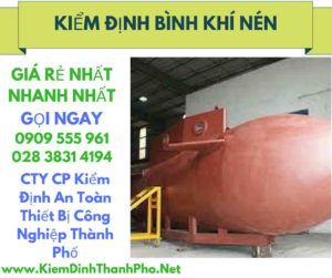 hình ảnh kiểm định bình khí nén