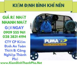 hình ảnh kiểm định bình khí nén