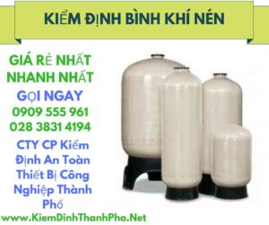 hình ảnh kiểm định bình khí nén