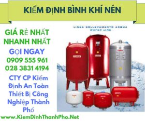 hình ảnh kiểm định bình khí nén