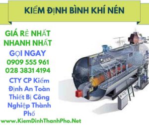 hình ảnh kiểm định bình khí nén