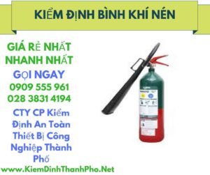 hình ảnh kiểm định bình khí nén