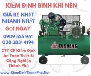 hình ảnh kiểm định bình khí nén