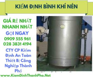 hình ảnh kiểm định bình khí nén