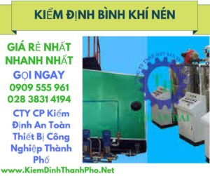 hình ảnh kiểm định bình khí nén