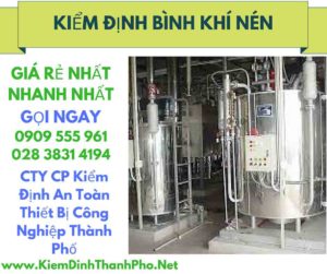 hình ảnh kiểm định bình khí nén