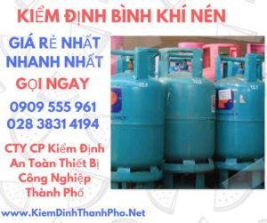 hình ảnh kiểm định bình khí nén