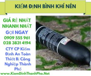 hình ảnh kiểm định bình khí nén